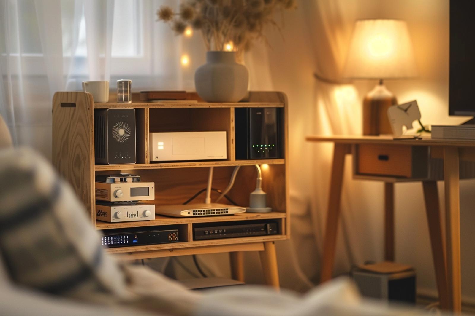 Comment fabriquer un petit meuble pratique pour ranger sa box internet ?
