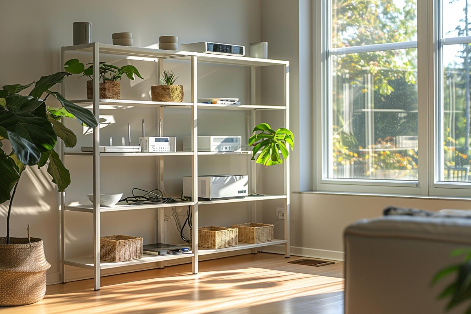 Comment optimiser l&rsquo;espace avec une étagère pour box internet chez Ikea ?