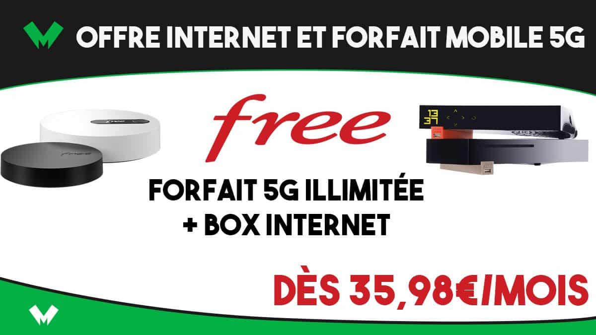 Quels avantages offrent le forfait Free internet et mobile ?