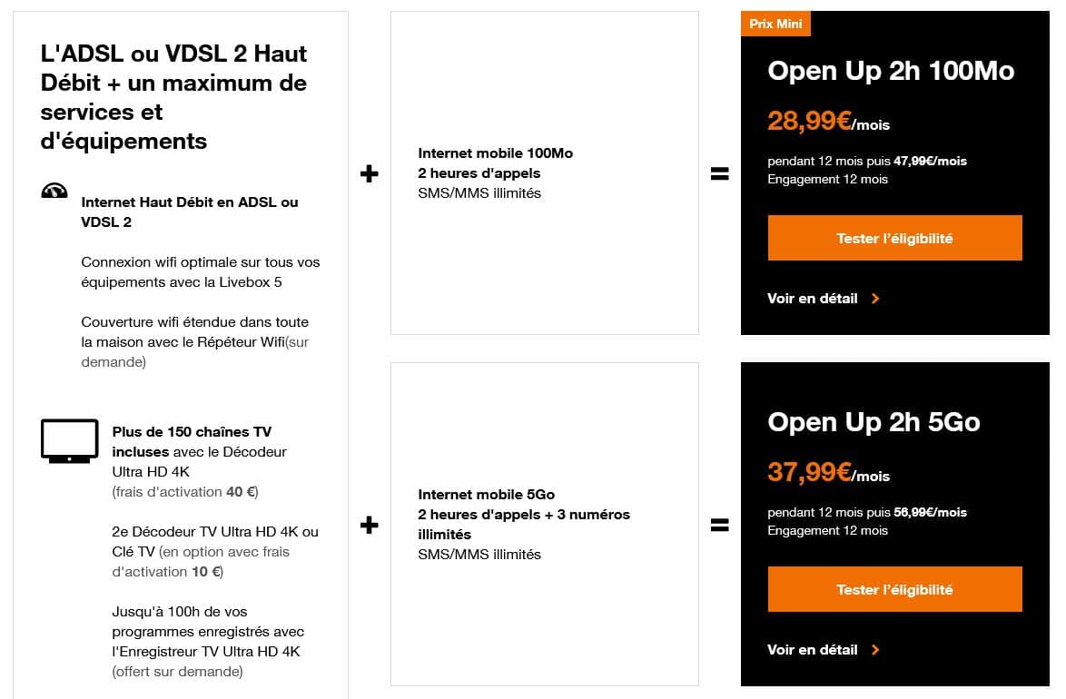 Pourquoi choisir le pack internet et mobile Orange ?