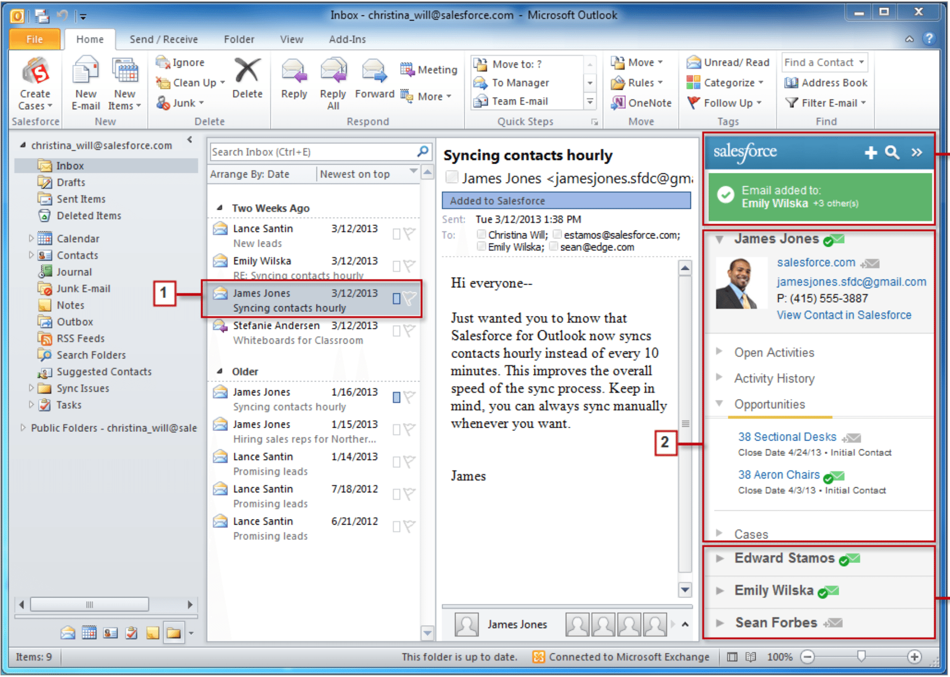 Salesforce Outlook : Comment synchroniser et optimiser vos processus de vente